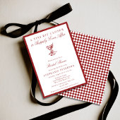 A Tini Bit Closer Old Money Martini Bridal Shower 招待状