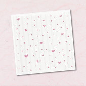 A Tini Bit Engaged | Pink Hearts Engagement Party スタンダードランチョンナプキン