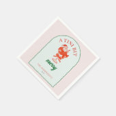 A Tini Bit Merry Christmas Santa Claus スタンダードカクテルナプキン (角)