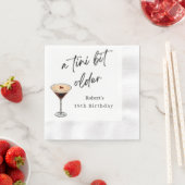 A Tini Bit Older 18th Birthday Party Napkins 縁ありカクテルナプキン (インサイチュ)