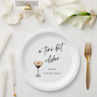 A Tini Bit Older 18th Birthday Party Plates ペーパープレート