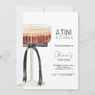 A Tini Bit Older Birthday Invitation 招待状