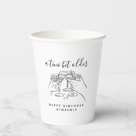 A Tini Bit Older Cheers Martini Birthday Party 紙コップ