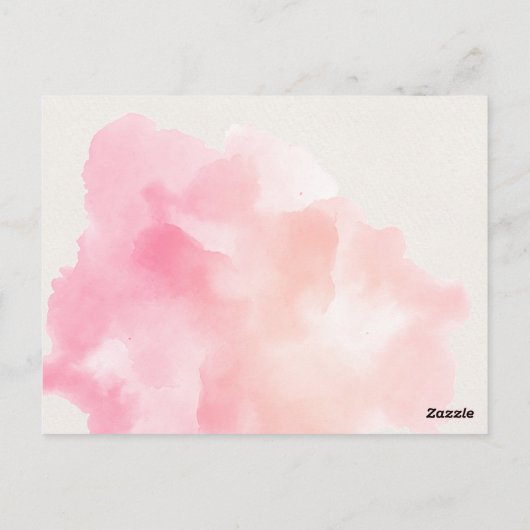 A Tini Bit Older Cocktail Pink Birthday Invitation ポストカード (裏面)