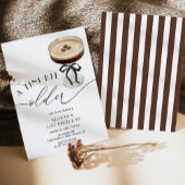 A Tini Bit Older Espresso Martini 21st Birthday 招待状