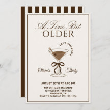 A Tini Bit Older Espresso Martini 30th Birthday