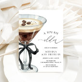 A Tini Bit Older Espresso Martini Birthday Party 招待状