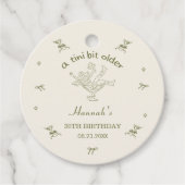 A Tini Bit Older Espresso Martini Bow Birthday フェイバータグ (正面)