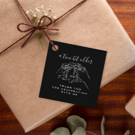 A Tini Bit Older Hand Drawn Black Birthday Party フェイバータグ