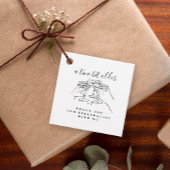 A Tini Bit Older Hand Drawn White Birthday Party フェイバータグ