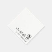 A Tini Bit Older Martiniをテーマにした誕生日パーティー スタンダードカクテルナプキン (角)