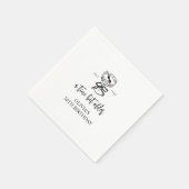 A Tini Bit Older Martiniをテーマにした誕生日パーティー スタンダードカクテルナプキン (角)