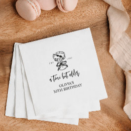 A Tini Bit Older Martiniをテーマにした誕生日パーティー スタンダードカクテルナプキン