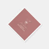 A Tini Bit Older Martiniをテーマにした誕生日パーティー スタンダードカクテルナプキン (角)