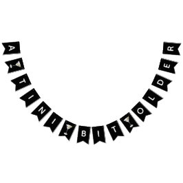 A Tini Bit Older, Martiniをテーマにした誕生日パーティー バンティングフラッグ