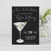 A Tini Bit Older, Martiniをテーマにした誕生日パーティー 招待状 (スタンド正面)