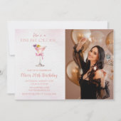 A Tini Bit Older Martini 20th Birthday Party Photo 招待状 (正面)