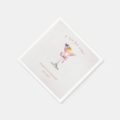 A Tini Bit Older Martini 30th Birthday Party スタンダードカクテルナプキン (角)