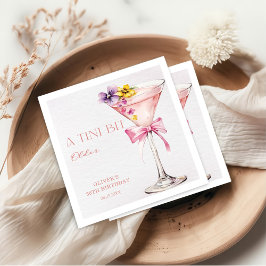 A Tini Bit Older Martini 30th Birthday Party  スタンダードカクテルナプキン