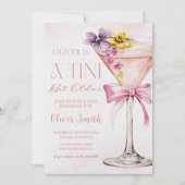 A Tini Bit Older Martini 30th Birthday Party 招待状 (正面)