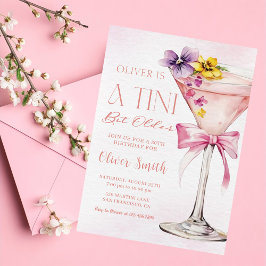 A Tini Bit Older Martini 30th Birthday Party 招待状