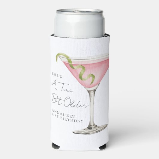 A Tini Bit Older Martini Birthday スリム缶クーラー (Seltzer正面)