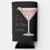 A Tini Bit Older Martini Birthday スリム缶クーラー (正面)