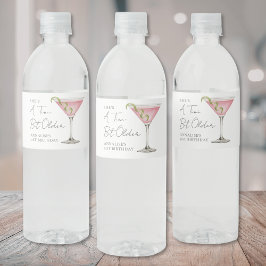 A Tini Bit Older Martini Birthday ペットボトルラベル