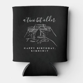 A Tini Bit Older Modern Martini Birthday Party 缶クーラー