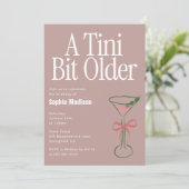 A Tini Bit Older Retro Birthday 招待状 (スタンド正面)
