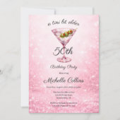 A Tini Bit Older Women’s 50th Birthday Party  招待状 (正面)