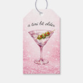 A Tini Bit Older Women’s Birthday Party Thank You ギフトタグ (正面)