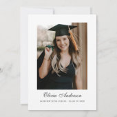 A Tini Bit Smarter Espresso Martini Graduation 招待状 (裏面)