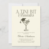 A Tini Bit Smarter Green Graduation 招待状 (正面)