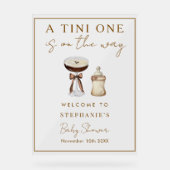 A Tini Espresso Martini Baby Showerウェルカムサイン アクリルサイン (正面)