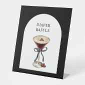 A Tini On is on the Way Baby Shower  台座サイン (正面)