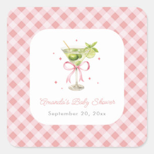 A Tini OneはMartini Girl Baby Showerの途中にある スクエアシール