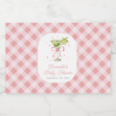 A Tini OneはMartini Girl Baby Showerの途中にある リキュールボトルラベル (シングルラベル)