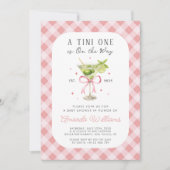 A Tini OneはMartini Girl Baby Showerの途中にある 招待状 (正面)