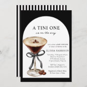 A Tini One がやってくる！ベイビーシャワー 招待状 (正面/裏面)