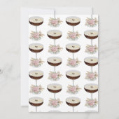 A Tini One ダスティピンク エスプレッソ マーティニー ベイビー シャワー 招待状 (裏面)