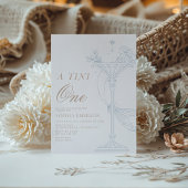 A Tini One 現代的な海岸のベビーシャワー 招待状