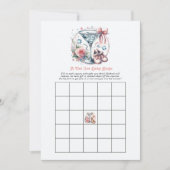 A Tini One Baby Shower Bingo Game 招待状 (正面)
