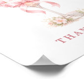 A Tini One Coquette Baby Shower Advice & Wishes ポスター (角)