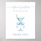 A Tini One Coquette Baby Shower Advice & Wishes ポスター (正面)