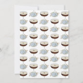 A Tini One Dusty Blue Espresso Martini Baby Shower 招待状 (裏面)