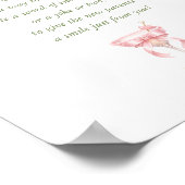 A TIni One Elegant Baby Shower Late Night Diapers ポスター (角)