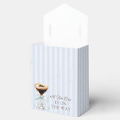 A Tini One Espresso Martini Baby Shower Gift フェイバーボックス (オープン)