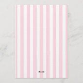 A Tini One Espresso Martini Baby Shower Invitation 招待状 (裏面)