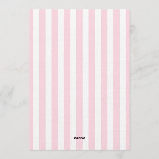 A Tini One Espresso Martini Baby Shower Invitation 招待状 (裏面)